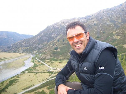 Paul Scoringe in the mountains