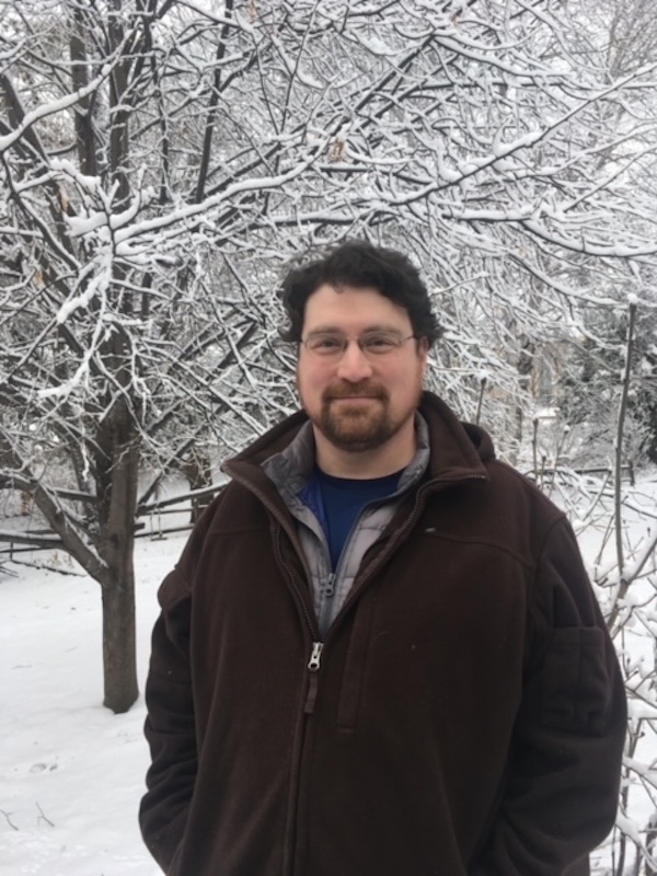 Matt White in the snow