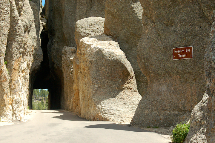 Needles Eye Tunnel in the Black Hills, Needles Highway
