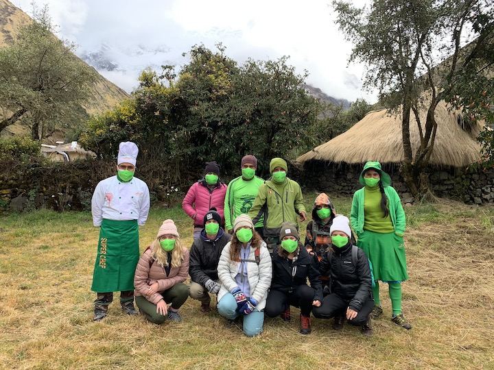 Alpaca Expeditions and hiking crew, bound for machu picchu