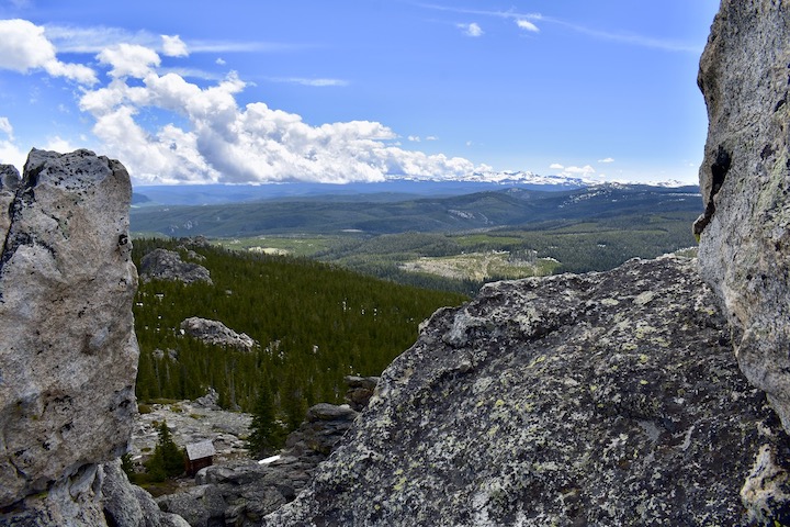 view from Black Mountain's summit