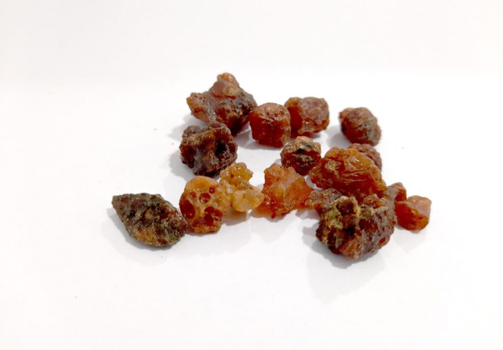 pieces of myrrh