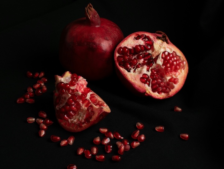 Pomegranate (photo courtesy of Margarita Zueva via Unsplash)